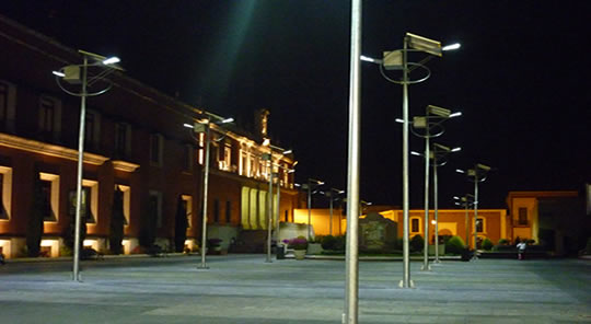 paneles solares para alambrados publicos